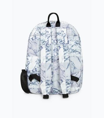 Hype Grey Marble Print Backpack