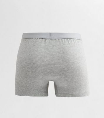 3 Pack Grey Marl Jersey Boxers