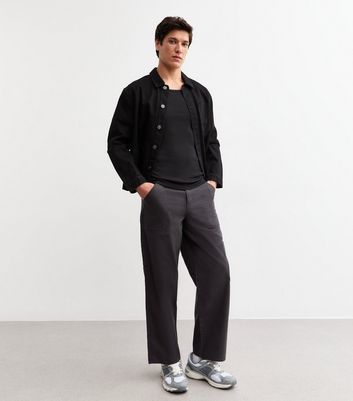 2 Pack Black Muscle Fit Ribbed Vest 3 2 Pack Black Muscle Fit Ribbed Vest