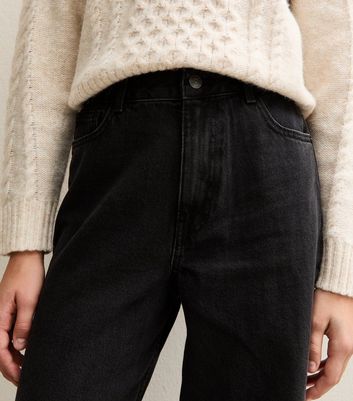 Girls Black Denim Wide Leg Jeans 6 Girls Black Denim Wide Leg Jeans