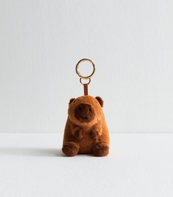 Brown Capybara Plush Bag Charm 3 Brown Capybara Plush Bag Charm