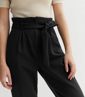 Black Belted High Waist Trousers 3 Black Belted High Waist Trousers