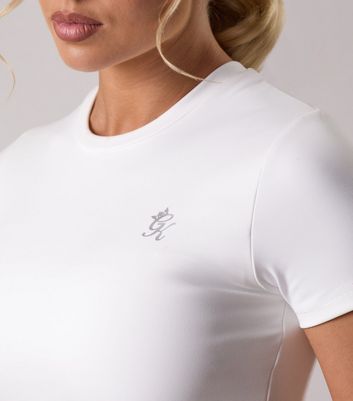 Gym King 365 White Logo Print Cap Sleeve T-Shirt 4 Gym King 365 White Logo Print Cap Sleeve T-Shirt