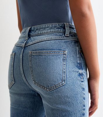 Girls Blue Denim Flared Jeans 3 Girls Blue Denim Flared Jeans