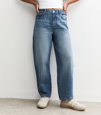Girls Blue Balloon Jeans