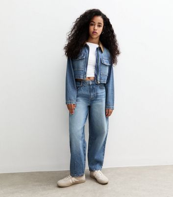 Girls Blue Balloon Jeans 5 Girls Blue Balloon Jeans