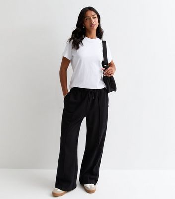 Petite White Stretch-Cotton T-Shirt