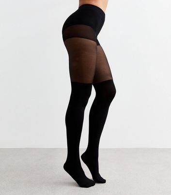 Black Mock Suspender Tights 3 Black Mock Suspender Tights