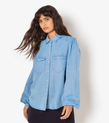 Apricot Blue Denim Shirt