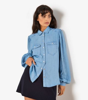 Apricot Blue Denim Shirt
