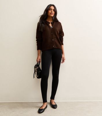 Black Fleece Lined Leggings