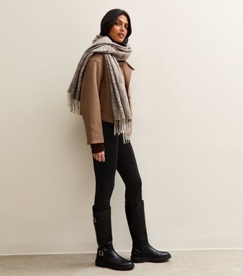 Black Fleece Lined Leggings