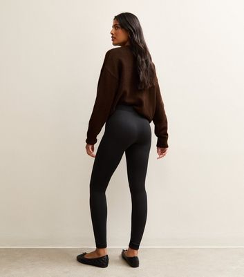 Black Fleece Lined Leggings