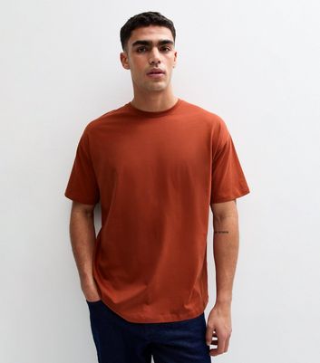 2 Pack Rust/Khaki Oversized T-Shirts