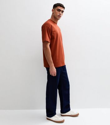 2 Pack Rust/Khaki Oversized T-Shirts 3 2 Pack Rust/Khaki Oversized T-Shirts