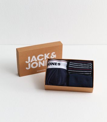 Jack & Jones Navy Boxers and Socks Gift Set