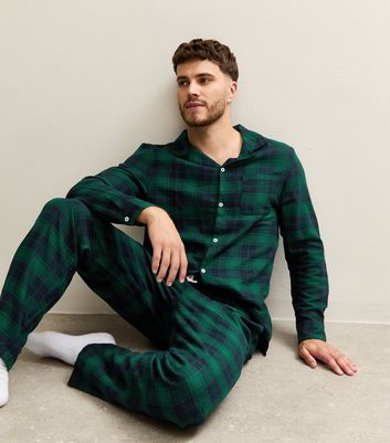 Green Check Shirt and Trousers Pyjama Set 3 Green Check Shirt and Trousers Pyjama Set