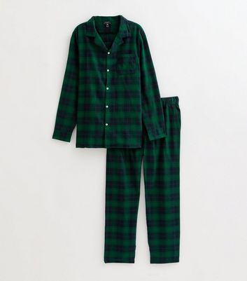 Green Check Shirt and Trousers Pyjama Set 9 Green Check Shirt and Trousers Pyjama Set