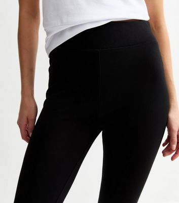 Black Capri Split Hem Leggings 3 Black Capri Split Hem Leggings