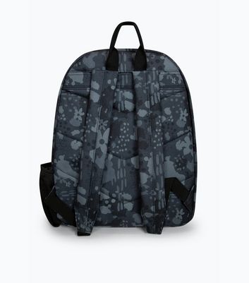 Hype Black Leopard Floral Backpack