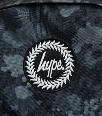 Hype Black Leopard Floral Backpack