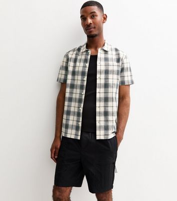 Black Regular Checked Shirt