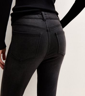 Black Hallie Disco Ripped Skinny Jeans 6 Black Hallie Disco Ripped Skinny Jeans