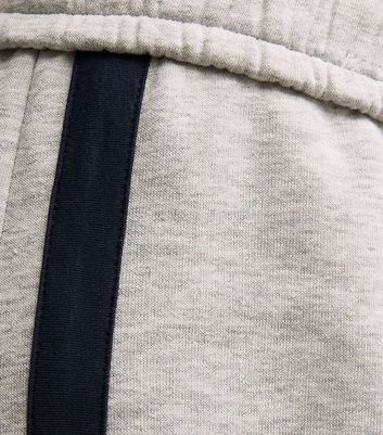 Girls Grey Contrast Trim Super Wide Leg Joggers 7 Girls Grey Contrast Trim Super Wide Leg Joggers