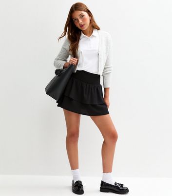 Girls Black Rara School Skirt 3 Girls Black Rara School Skirt