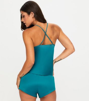 Ann Summers Teal Adoration Pyjama Cami Set 3 Ann Summers Teal Adoration Pyjama Cami Set