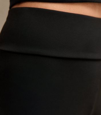 Girls Black Waistband Leggings 5 Girls Black Waistband Leggings