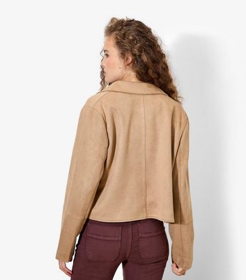 Apricot Camel Faux Suede Jacket 3 Apricot Camel Faux Suede Jacket