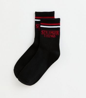 Black Stranger Things Tube Sock