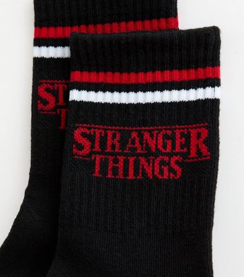 Black Stranger Things Tube Sock