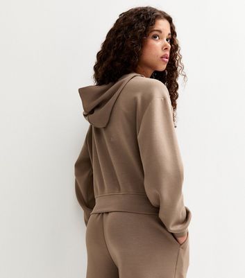 Girls Light Brown Soft Touch Zip Up Hoodie 6 Girls Light Brown Soft Touch Zip Up Hoodie