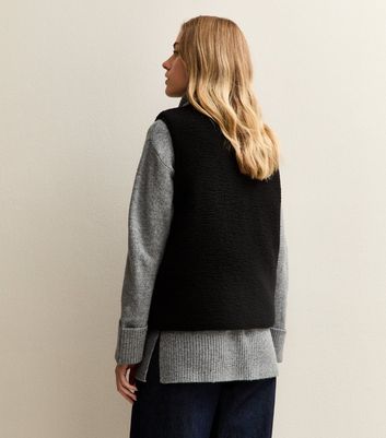 Black Borg Sleeveless Gilet Jacket 4 Black Borg Sleeveless Gilet Jacket