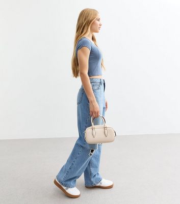 Girls Blue Square Neck Top 3 Girls Blue Square Neck Top