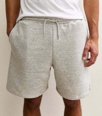 Grey Marl Regular Drawstring Shorts 3 Grey Marl Regular Drawstring Shorts