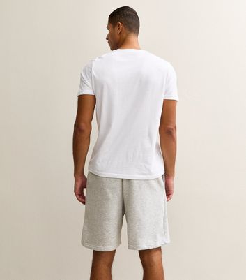 Grey Marl Regular Drawstring Shorts 4 Grey Marl Regular Drawstring Shorts