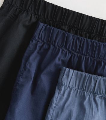 Jack & Jones Pack of 3 Navy Boxers