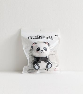 Black Panda Shaped Foam Stress Ball