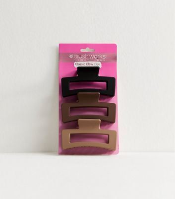 Brushworks Neutral Square Claw Clips