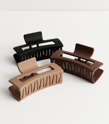 Brushworks Neutral Square Claw Clips