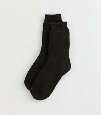 Black Thick Ankle Socks