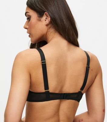 Ann Summers Black Lace Buckle Detail Plunge Bra 3 Ann Summers Black Lace Buckle Detail Plunge Bra