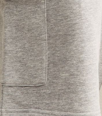 Grey Marl Regular Cargo Pocket Jersey Shorts 5 Grey Marl Regular Cargo Pocket Jersey Shorts