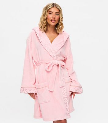 Ann Summers Pink Sparkly Fluffy Robe