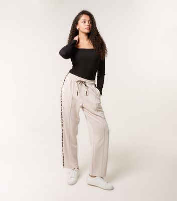 Blue Vanilla Stone Leopard Print Joggers