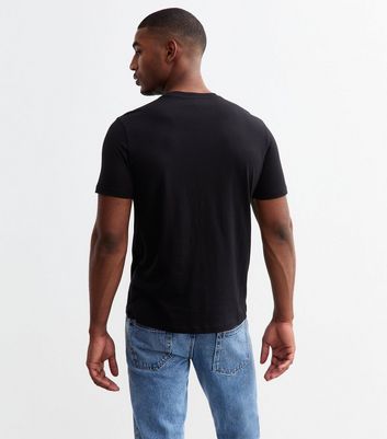 Black Cotton Crew Neck T-Shirt 4 Black Cotton Crew Neck T-Shirt
