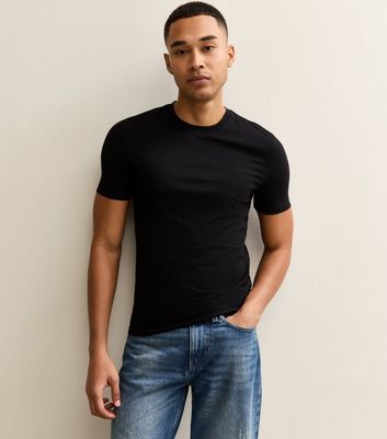 Black Muscle Fit T-Shirt 3 Black Muscle Fit T-Shirt